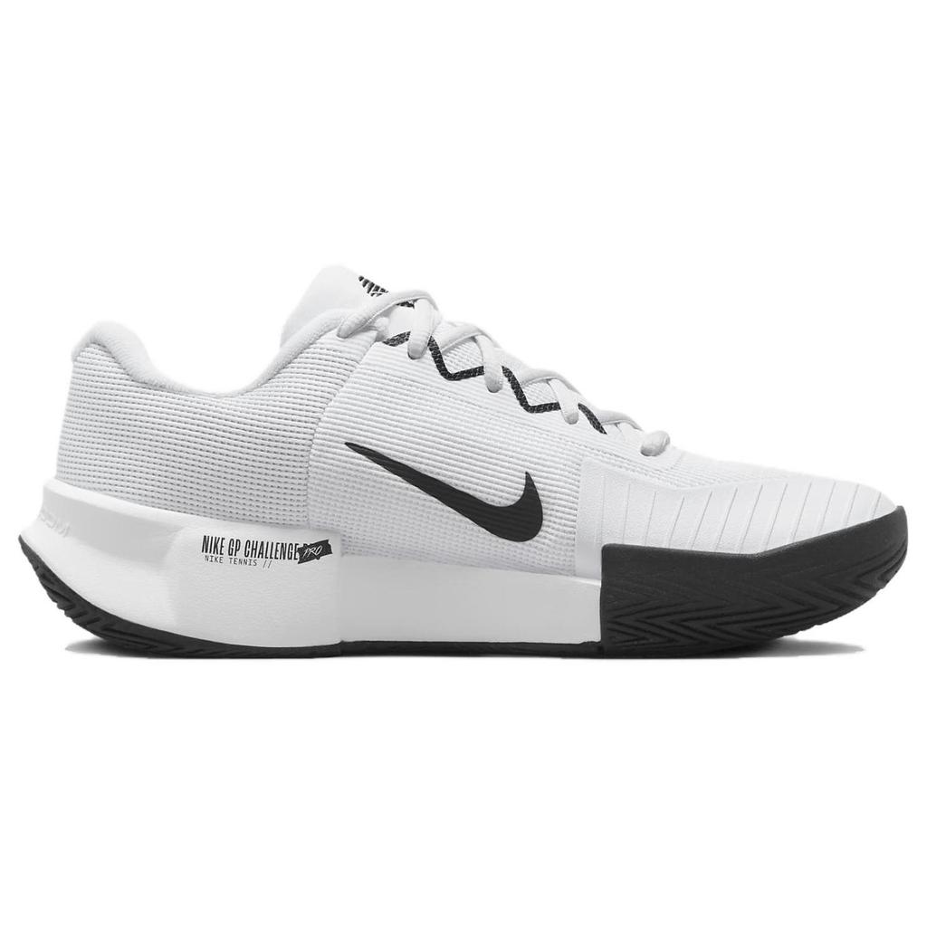 Nike GP Challenge Pro Abrasion Resistant Support Low top Tennis Shoes Women's White Black FB3146-100
