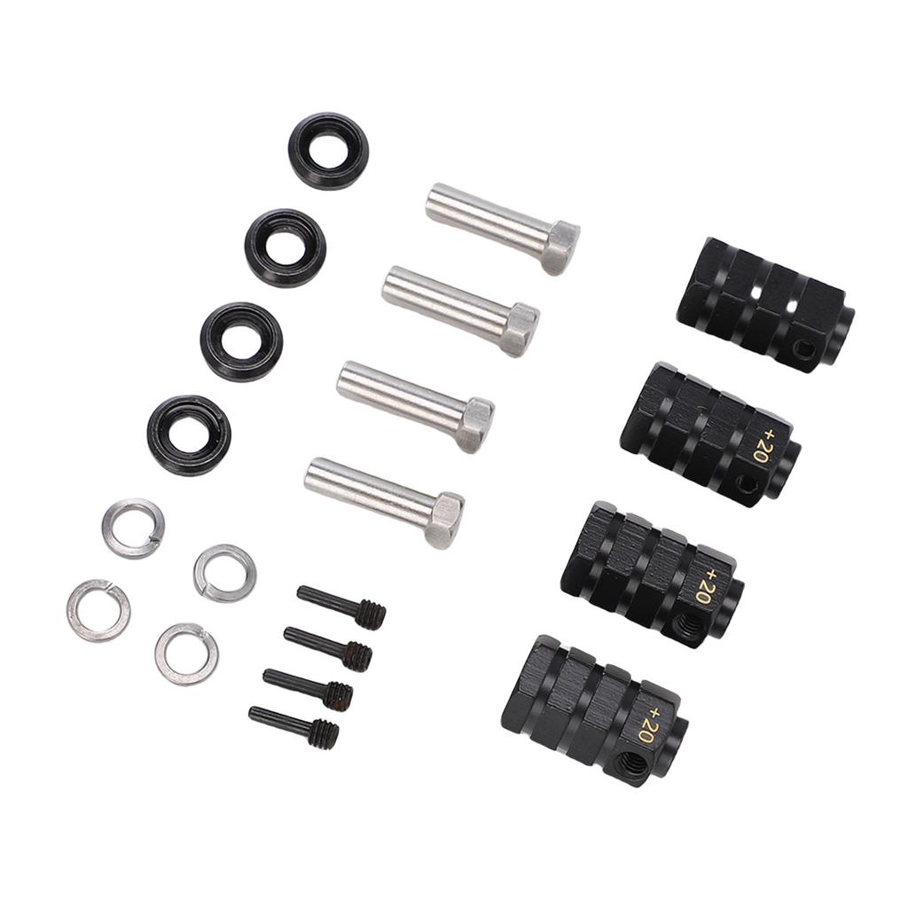 RC Brass Extended Combiner 1 10 Scale Internal Lock Nut Design RC Wheel Hubs Extension Adaptor Combiner