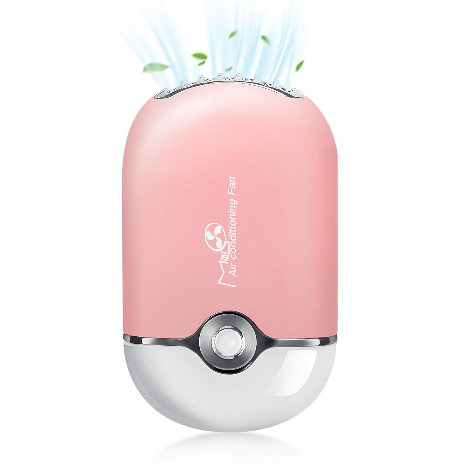 USB Rechargeable Portable Mini Eyelash Fan for Eyelash Extension Supplies Handheld False Eye Lashes Fan Dryer Air Cooling Blower розовый