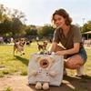 Cat Carrier Bag Bear-Shaped Puppy Carrying Handbag Puppy Tote Bag For Outdoor Shopping Camping Daily Walks Short Trips
