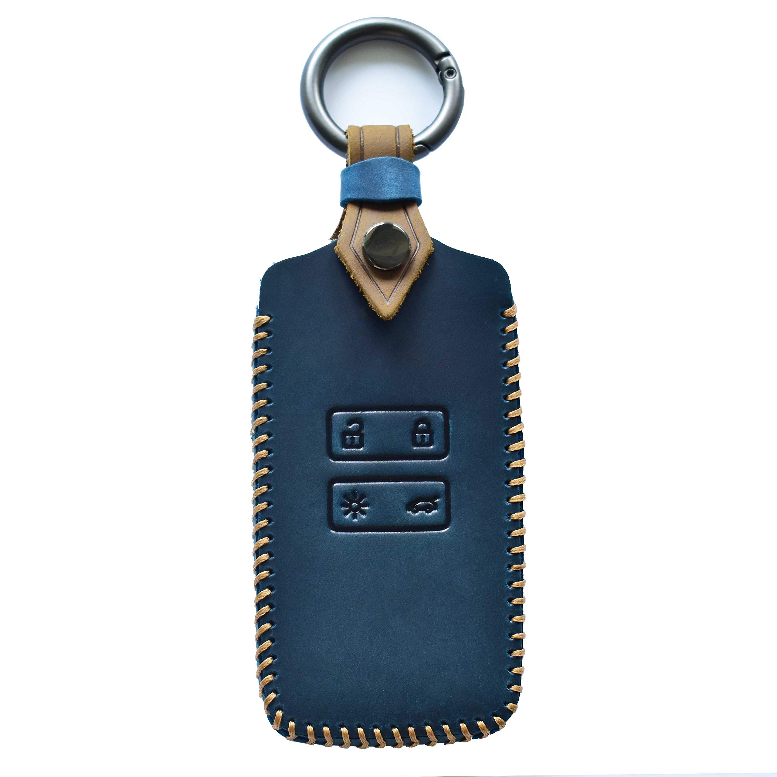 

SANRILY Renault Key Key Key Key Compatible with Premium Scratch Stylish Case, Holder, Cover, Protection, Clio, Espace, 5, Master, Bus, Talisman, etc., синий