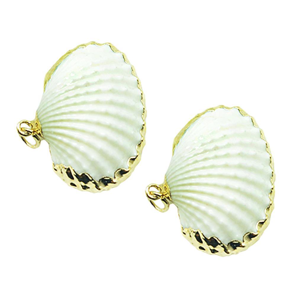 

Серьги-подвески с натуральным покрытием, 2 шт./упак., капли воды Shell