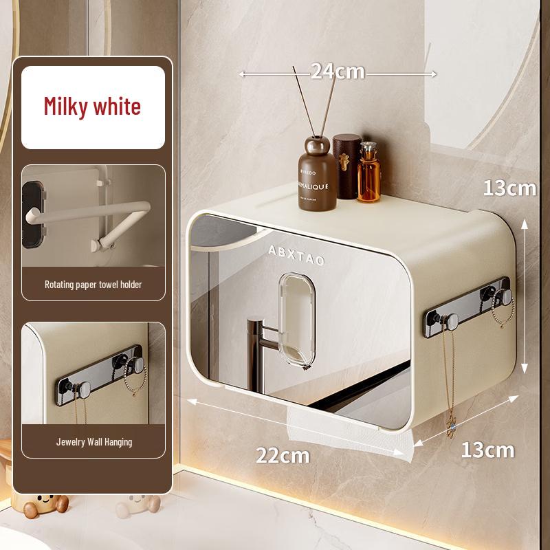 ABXTAO Bathroom Wall-Mounted Waterproof Tissue Box