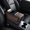 4 in 1 Car Armrest Box Height-increasing Pad Elbow Support with Pocket Tissue Cup Holder Car Center Console Cover