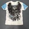 Cross-border new gothic unisex T-shirt top, short-sleeve T-shirt, Y2K trendy brand skull top, short-sleeve