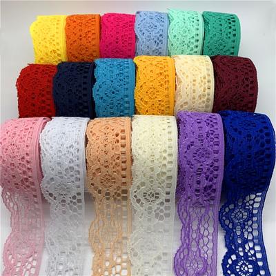 Cinta de encaje de 5 yardas y 38mm, artesanías, cinta para ajuste, cordón bordado, decoraciones de encaje hechas a mano, tejido de costura Diy, tela de encaje francés