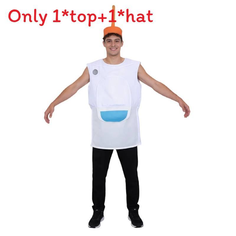 Toilet Plunger Costume For Adults And Kids Fun Halloween Cosplay Party Stage Performance