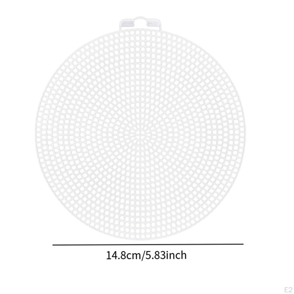 10 Pack of Mesh Canvas Sheets for Crafting and Needlepoint Projects