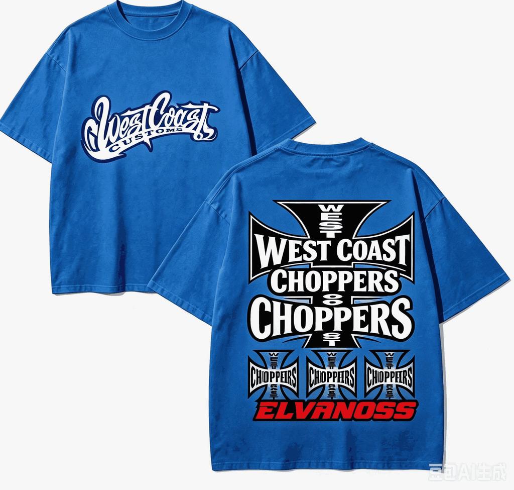 West Coast Choppers Gift T-shirt Men Women Harajuku Oversized Unisex Short Sleeve Streetwear high quality Couples hot product Comfortable