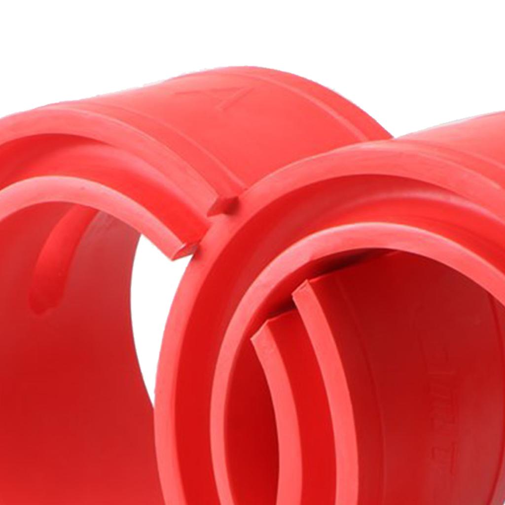 2 Pcs Car Spring Shock Absorber Flexible Rubber Bumper Shock Buffer Power Cushion Coil Spring Spacer C
