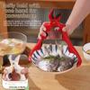 Non-Slip Anti-hot Bowl Plate Clips 3in1 Hot Bowl Gripper Bottle Cap Remover  Steamers Oven