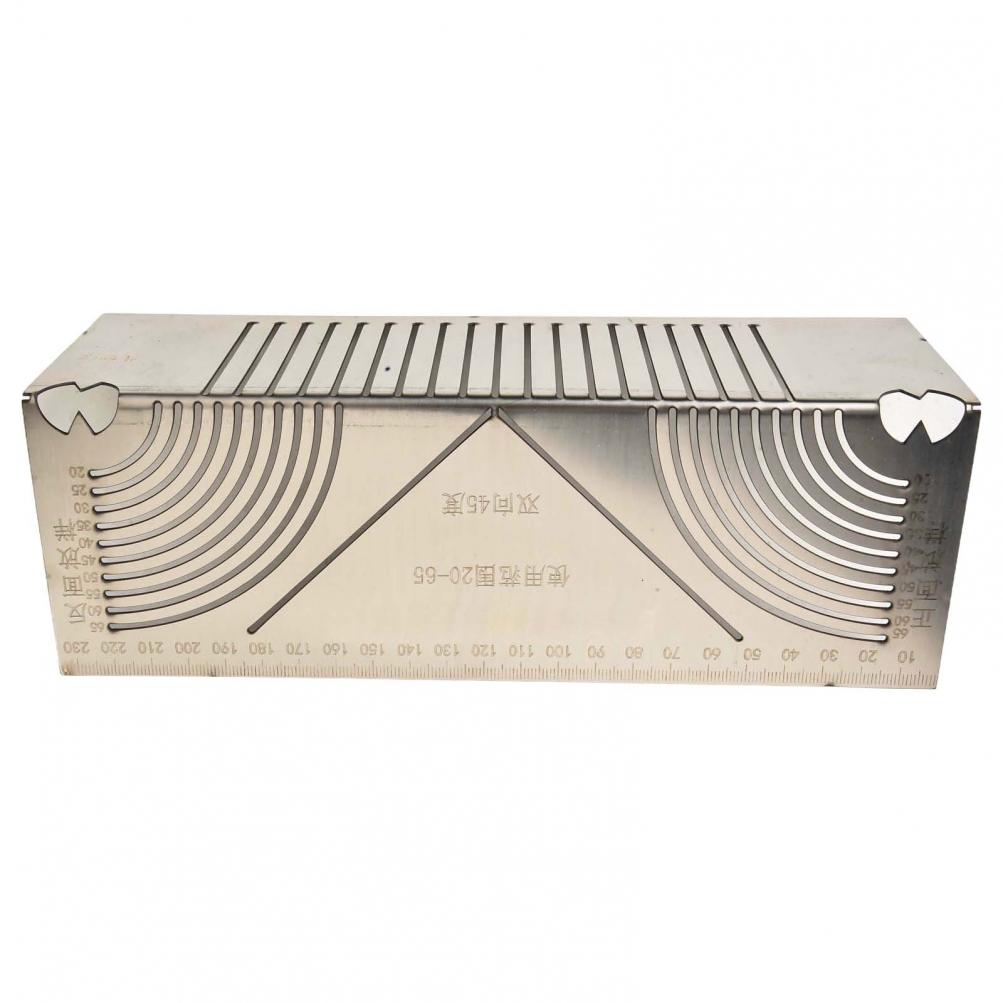 Ruler Designed Specifically for Square Tube Rounded Corner Applications