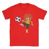 Camiseta Unisex Pumuckl Jugando al Fútbol en el Campo Y2k Camisetas Divertidas Verano Cuello Redondo Camiseta Novedosa Estampada Tops Tallas Grandes
