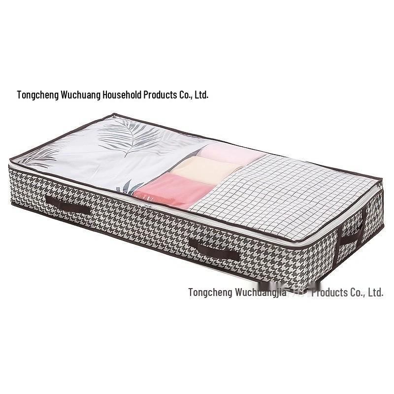 

Нетканый мешок для хранения под кроватью: Прозрачный, Пыленепроницаемый, Складной Органайзер для Одежды и Одеял 1 Piece