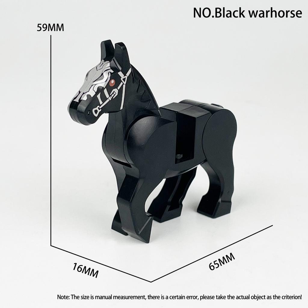 1604A Beast King Prison Car Black War Horse Small Granular Cage Model Children'S Assembled Building Block Toy Carriage Prisoner