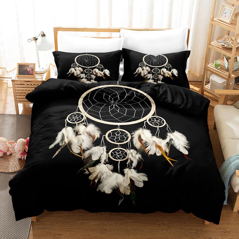 Feather Bedding Kit Size Digital Printing Three-Piece Set