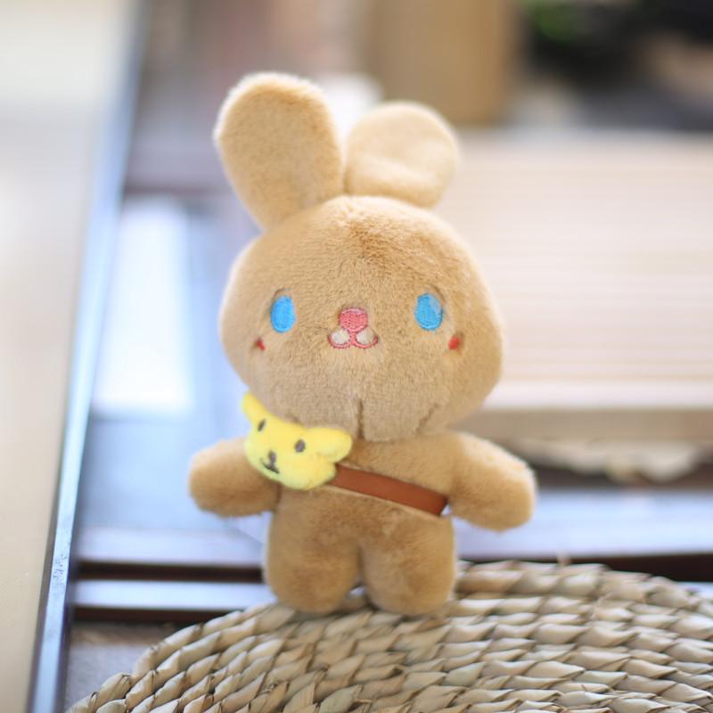 

Милый маленький кролик кулон плюшевая игрушка кукла мини сумка подвесной брелок 4 дюйма кукла 12cm