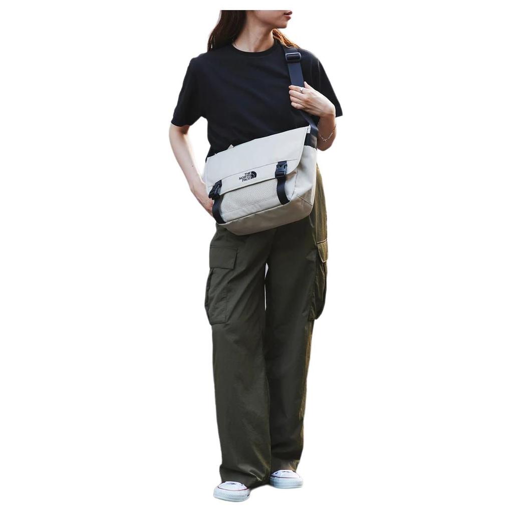 THE NORTH FACE 9L Messenger Bag One Shoulder Crossbody Outdoor Bag Polyester Light Beige Unisex NN2PQ01K