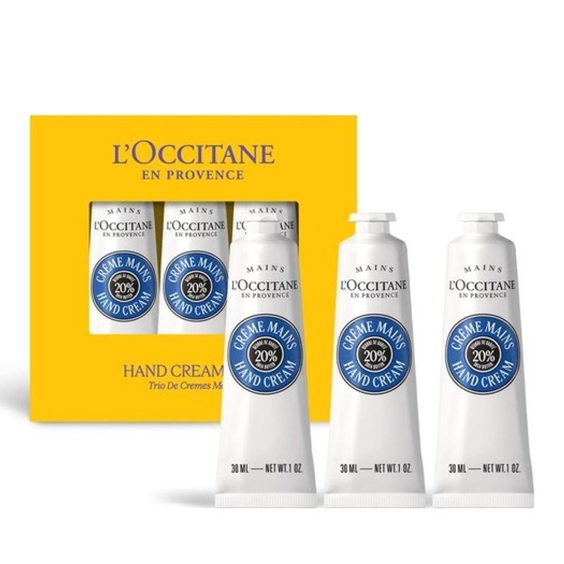 LOCCITANE Shea Butter Hand Cream Trio (Carite Confort) FREE
