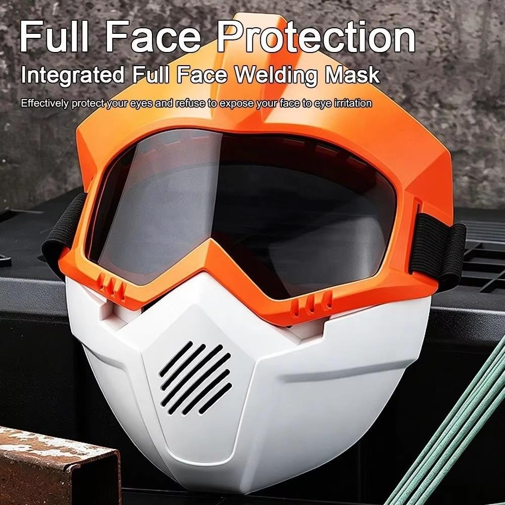 Anti Glare Welder Mask Ventilated Heat Insulation Welding Face Shield Thickened Shell Face Protector Welding Helmet