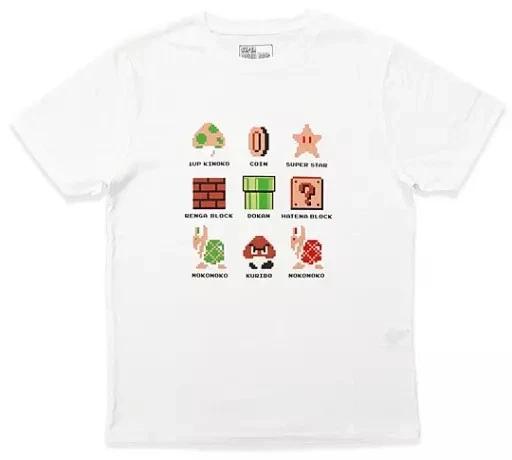 Dot Collection T-shirt White Super Mario Size L L