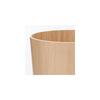 MUJI Wooden Trash Can with Bag Holder Wire, Round, Approx. Diameter 235 x Height 305 cm, 84915062