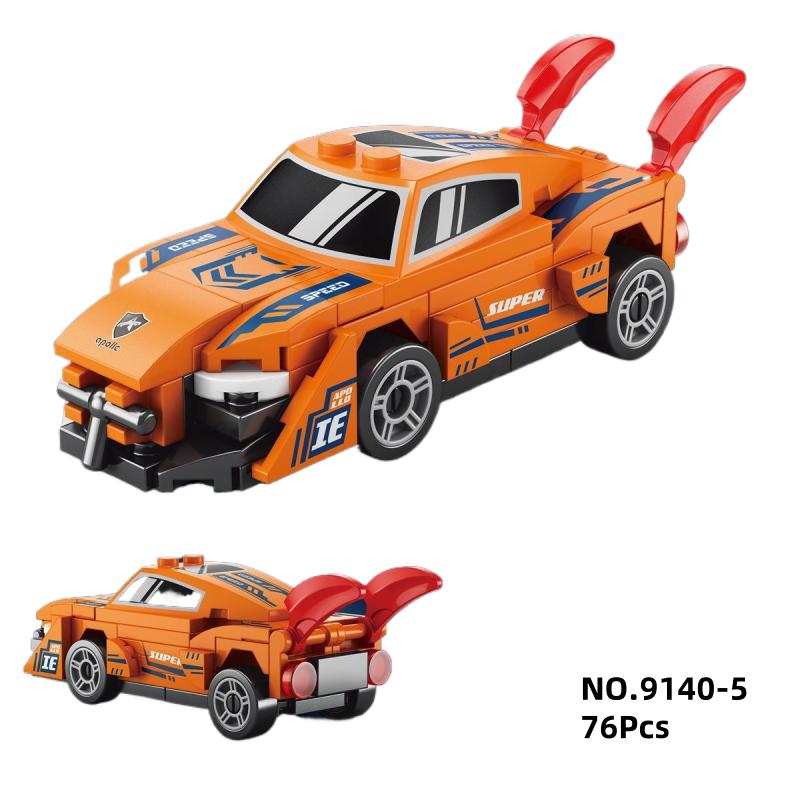Stadtgeschwindigkeit Rennwagen Automobilrennen Modell Bausteine Technisches Fahrzeug Sportwagen Spielzeug Steine Geschenk für Kinder Jungen
