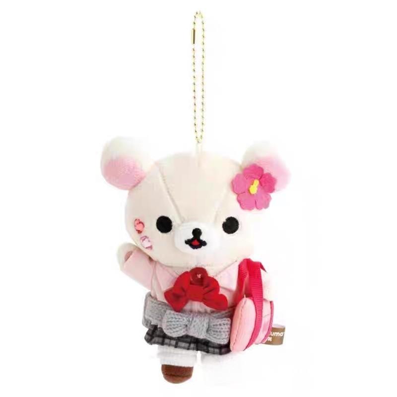 Kumamon Plush Toy With School Uniform And Sweet Donut Design For Kids And Teens