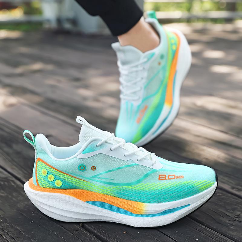 Men's outdoor students breathable casual sneakers four seasons light soft-sole speed running shoes fashion racing sports shoes
