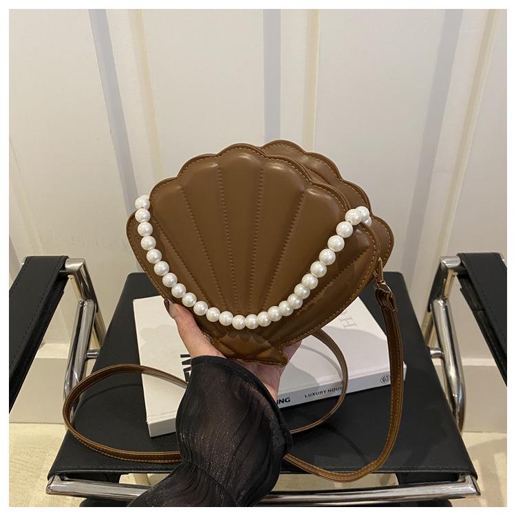 2024 Autumn Trendy Korean Style Embossed Shell Crossbody Bag for Women
