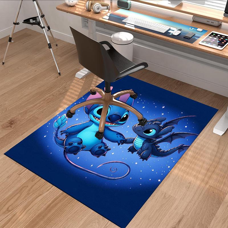 1pc. Cute Stitch and Dragon Design Rug - Perfect for Home, Office, or Outdoor Use - Ideal Gift Ideaz0414266