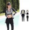 Two Women Piece Wetsuit Set Long Sleeve Long Pants Surfing Dive Swimming Garment