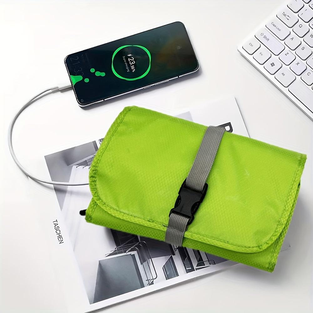 

Digital Organizer Pouch (for Cables, Earphones, Chargers, USB Drives) - Multi-functional Portable зелёный