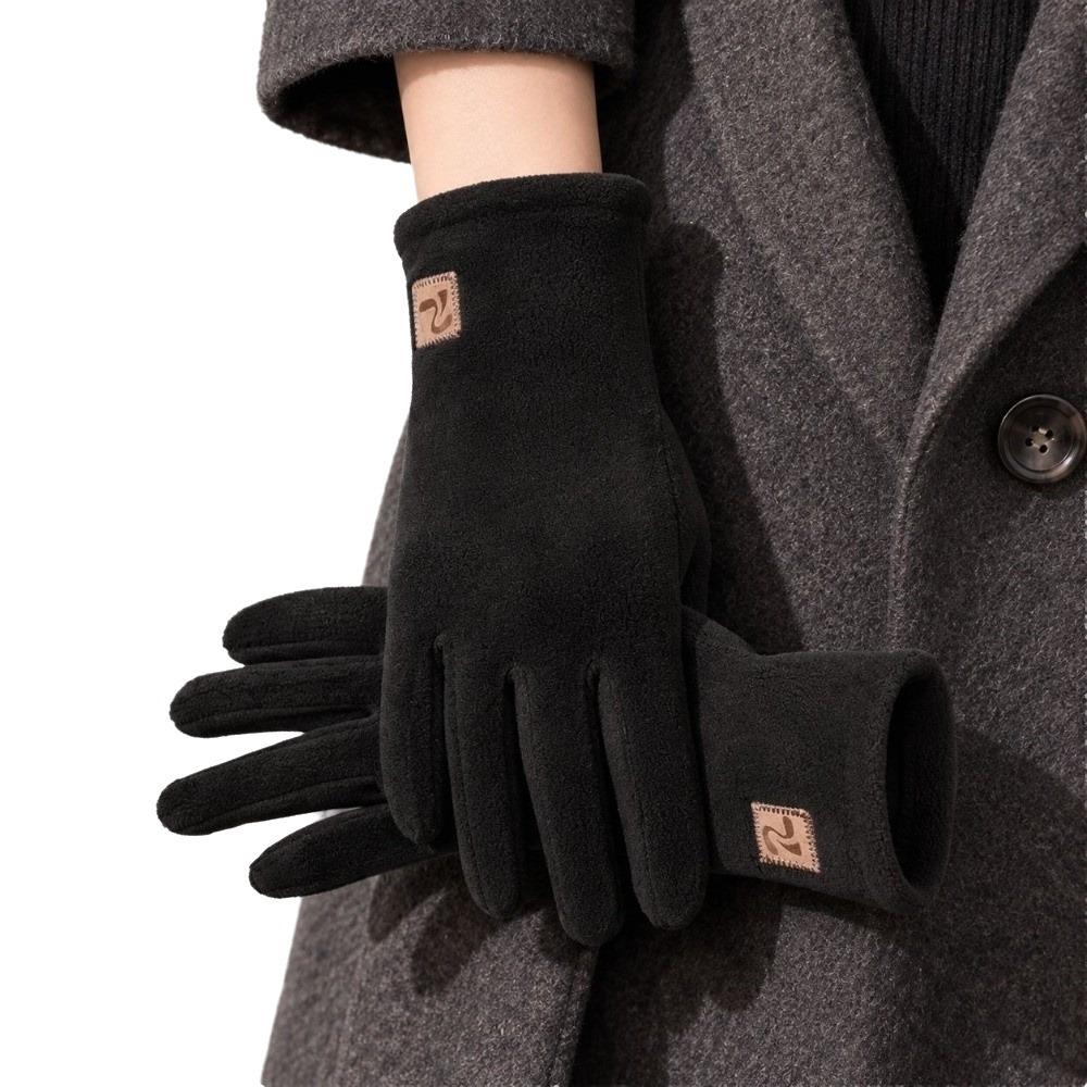 Windproof Winter Cycling Gloves Thickened  Gloves Casual Women Thermal Gloves  Cycling
