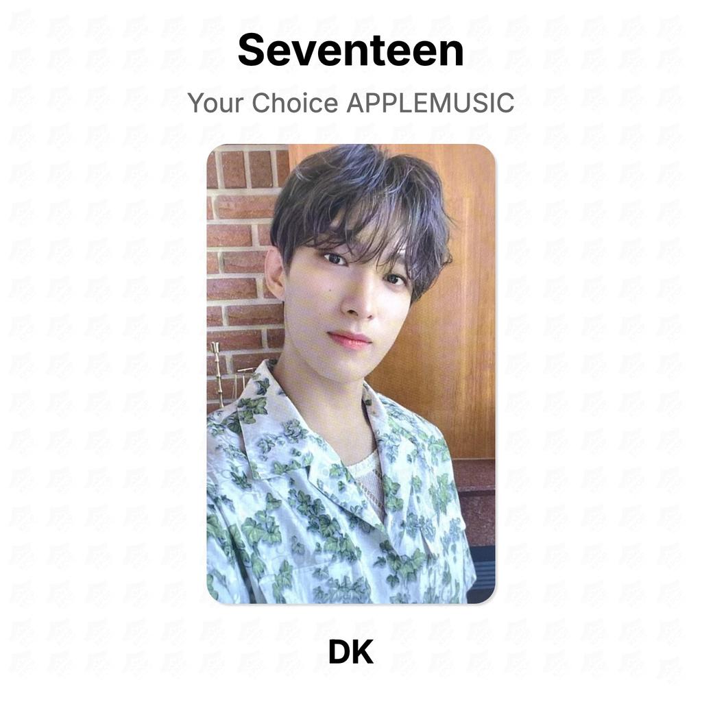 Seventeen Your Choice APPLEMUSIC Official Photocard