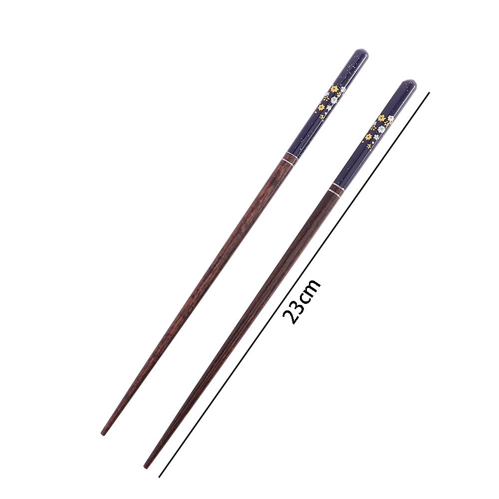 Tools Home Cherry Pattern Cooking Wood Wooden Chopsticks Sushi Chopsticks Dinnerware Tableware