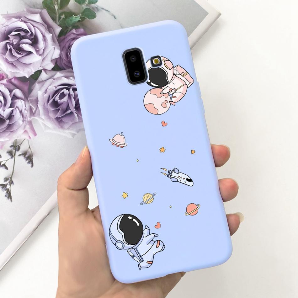 For Samsung Galaxy J6 Plus 2018 Case Samsung J6 (2018) J6+ J 6 J6Plus J610F J600G Cute Candy Color Soft Silicoe Phone Back Cover