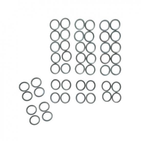 50 Pieces M14 Sump Plug Washers for Mitsubishi 3.8L V6 Galant Endeavor Eclipse