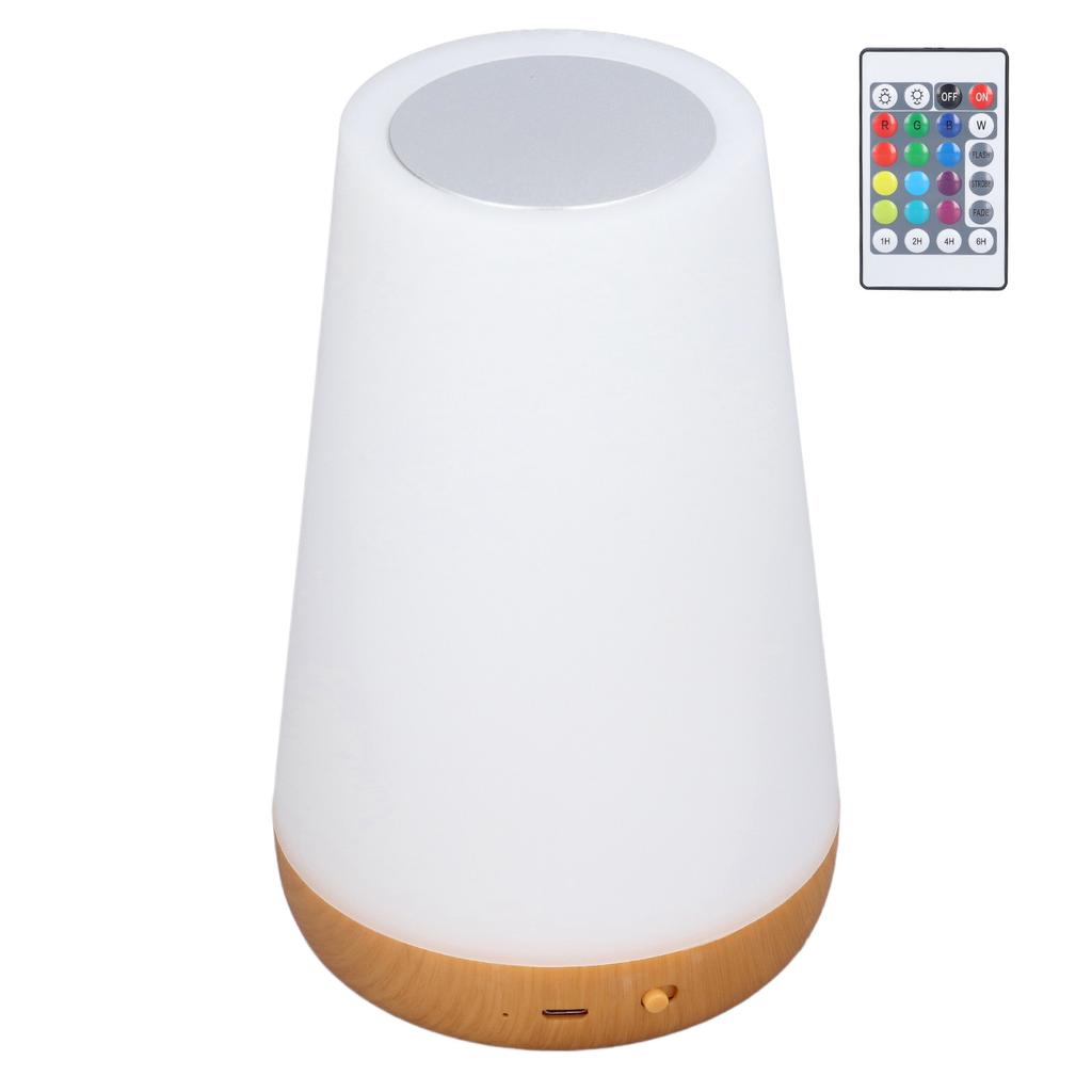 Mood Lighting Desktop Sensor Control Dimmable RGB Color Changing Lamp with USB Charging for Bedroom