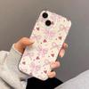 Transparent TPU Phone Case for Samsung Galaxy S25 Ultra S24 Plus S23 FE S22 A56 A16 A15 A34 A35 A55 Cover with Pink Bow Design