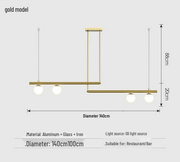 Nordic Modern LED Pendant Lights – Minimalist Glass Sphere for Dining Table