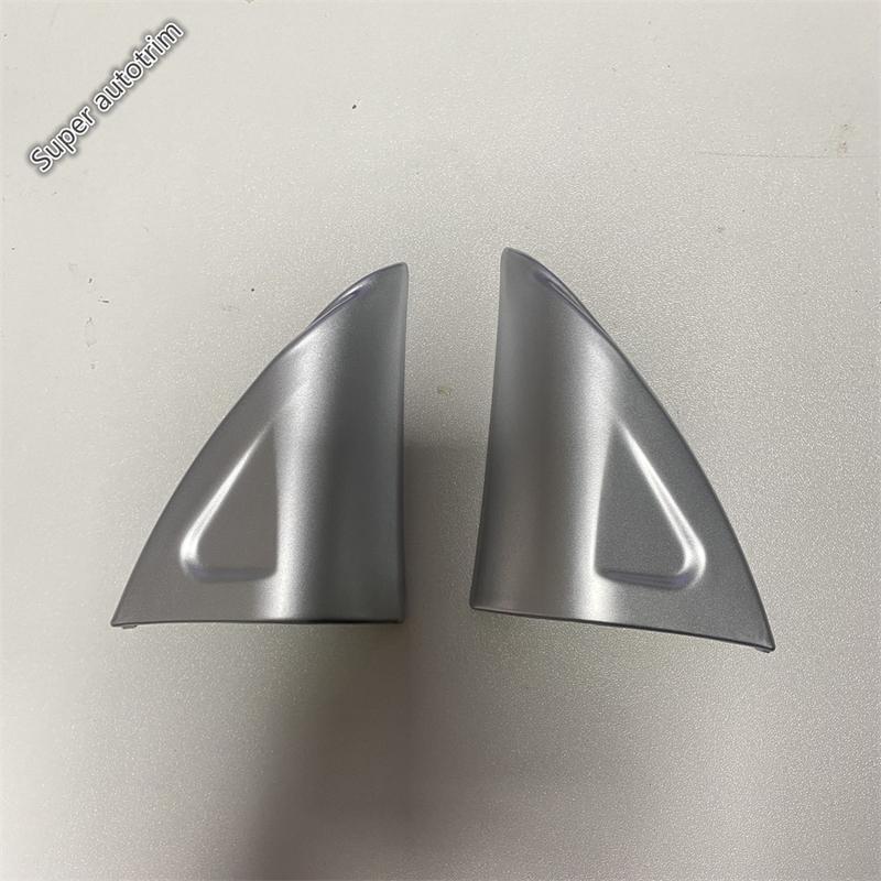 For MG ZS 2018 -  Car Accessories A-pillar Inner Window Triangle Tweeter Audio Speaker Frame Decoration Cover Trim Interior