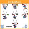 Grenzüberschreitender Neuer Weihnachtsananhänger Cartoon Stern Baby Stitch Halskette Anime Peripherie