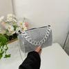 Sequin Evening Bag With Zipper, Suitable for going out to parties and weddings as a shiny clutch