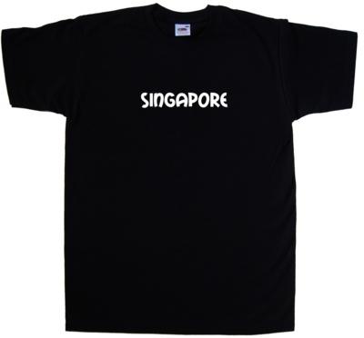 Singapore Text T-Shirt