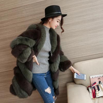 Sexy Women Fashion Winter Coats Faux Fur Coat Elegant Thicken Outerwear Jacket Hooded Coat