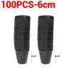 50/100PCS Plastic Black Seedling Nursery Pots Seed Grow Bags Flower Plant Breathable Container Garden Vegetable Planting Pots