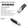 10Pcs Quick Connect Terminals Block No Soldering Single Wire Plug-in Connector with Locking Buckle For Easy Installation