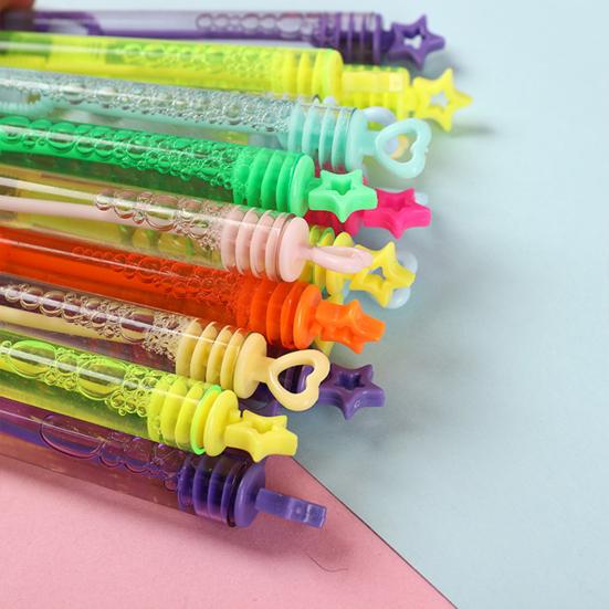 10Pcs 50ml Bubble Blowers Mini Hand-Held Long-lasting Entertainment Test Tube Bubble Wands Kindergarten Toys