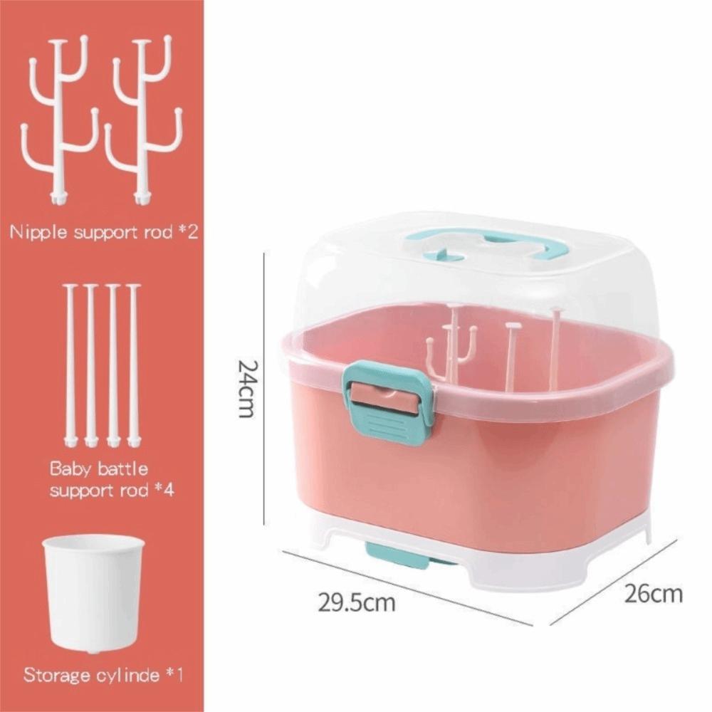 Plastic Toddler Bottle Drying Rack Large Capacity Bottle Rack  Nursery Organization